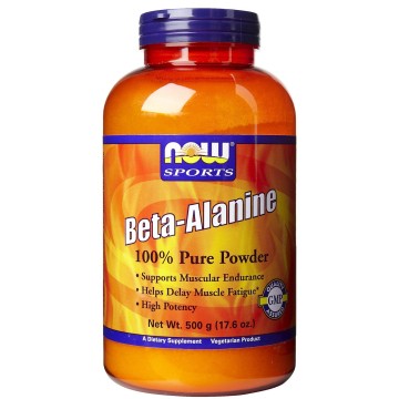 BETA ALANINE POWDER NOW SPORTS 500gr ΜΥΑΛΓΙΕΣ